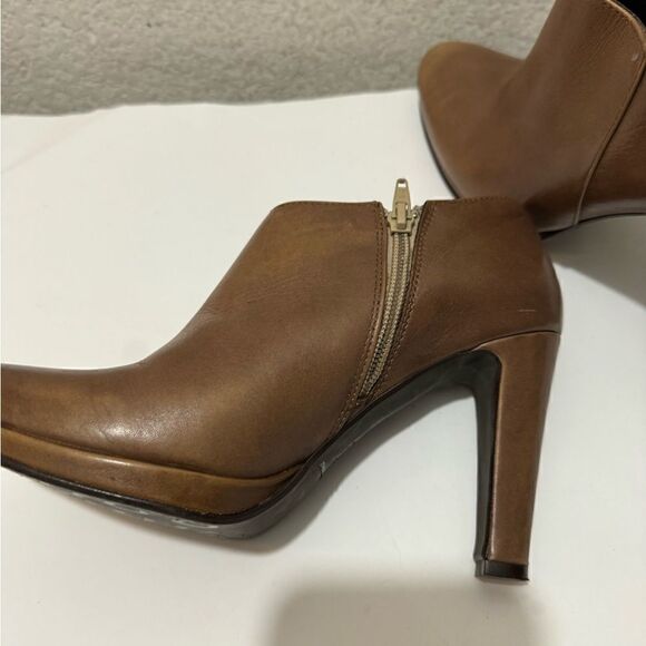 Sesto Meucci ankle boots natural tan size 7 M Italy - Picture 7 of 10
